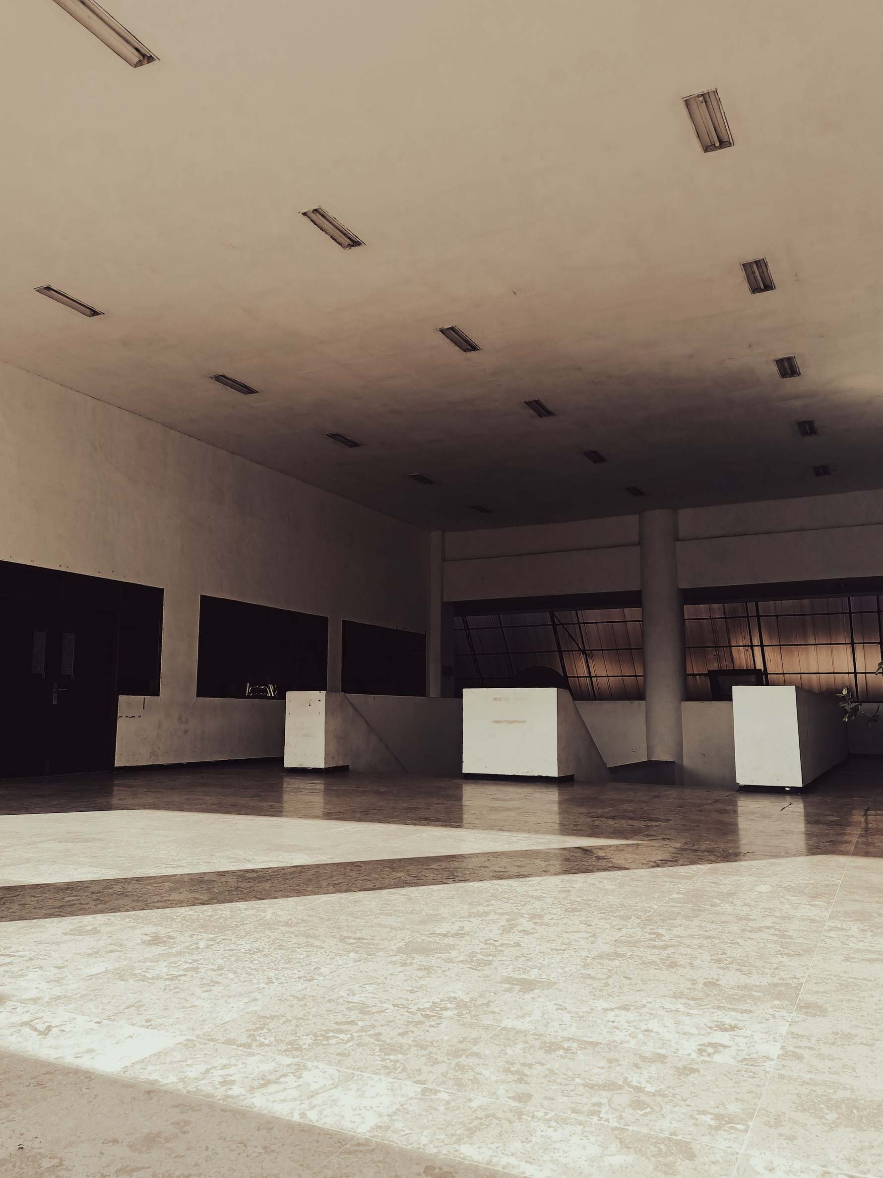 Technology room with modern design features and ample natural light